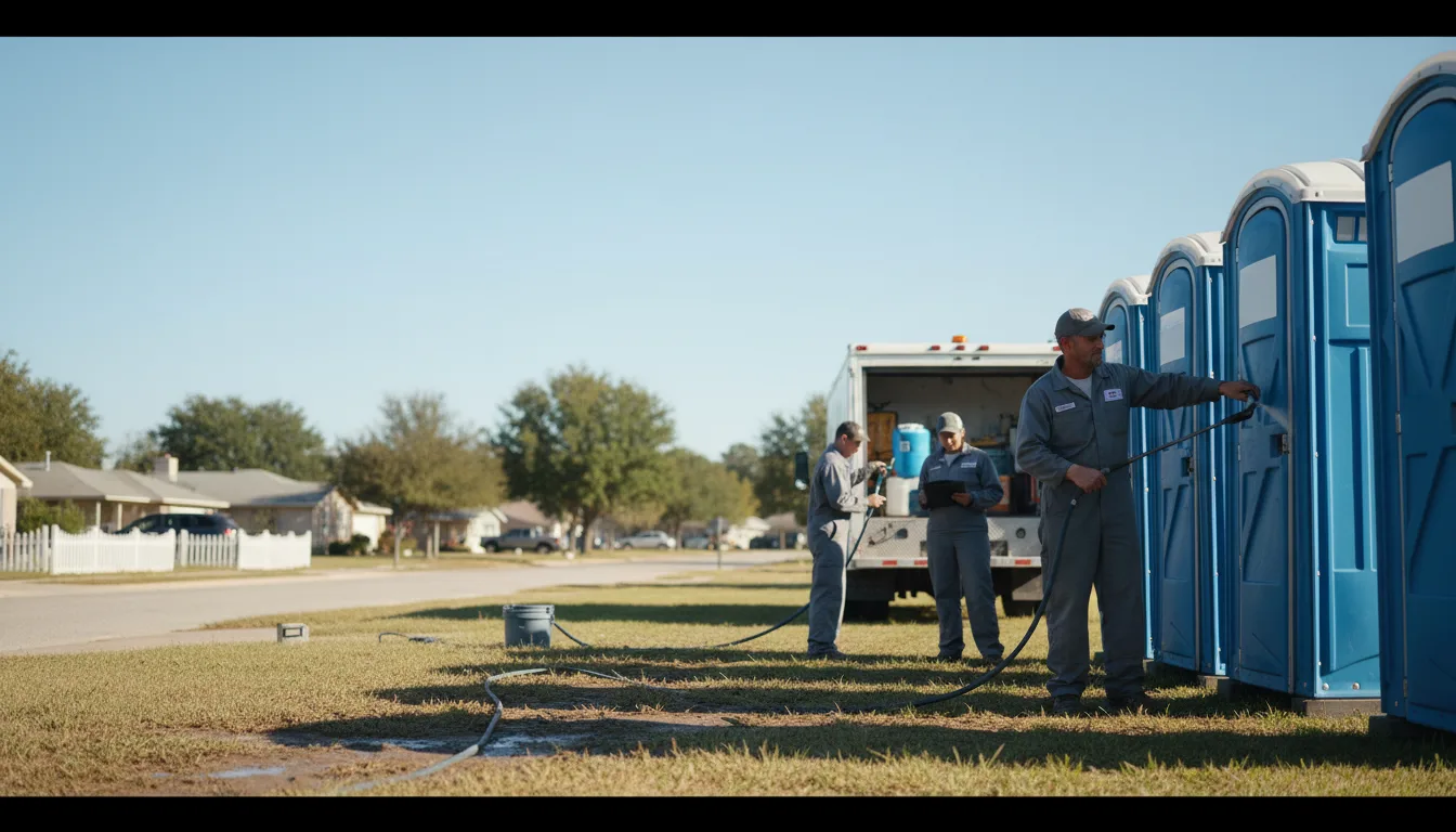 Long-Term Portable Toilet Rental in Fort Riley, KS near me